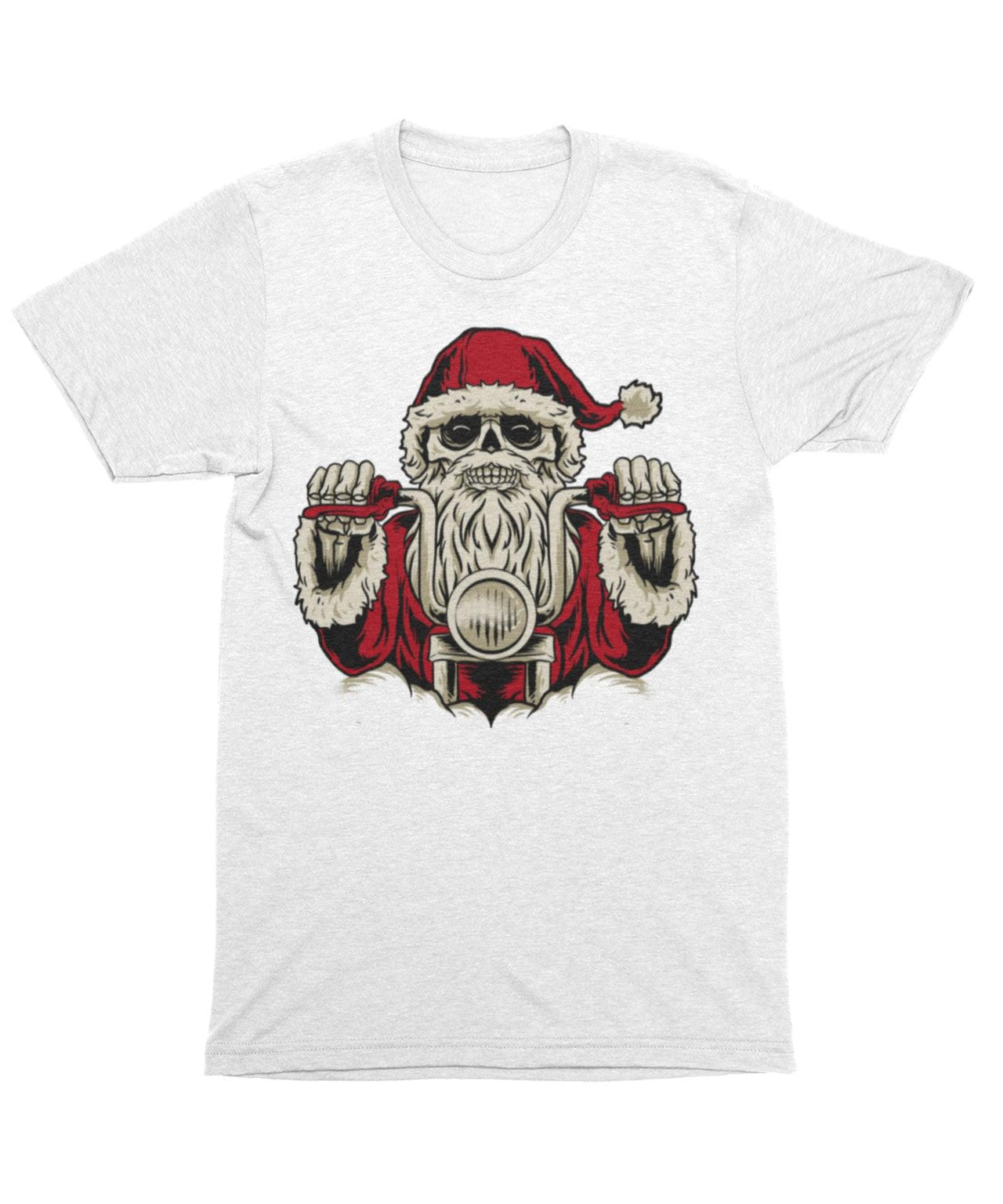 Night Rider Devil Santa, Unisex Christmas Unisex T-Shirt 8Ball