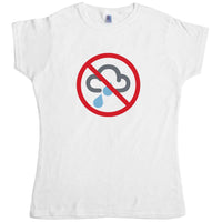 Thumbnail for No Rain Symbol T-Shirt for Women 8Ball
