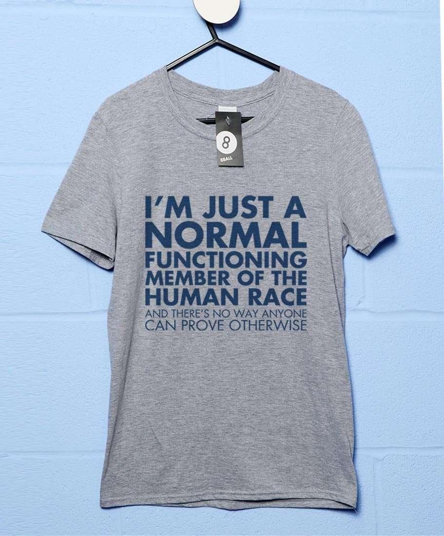 Normal Member Of The Human Race Mens T-Shirt 8Ball