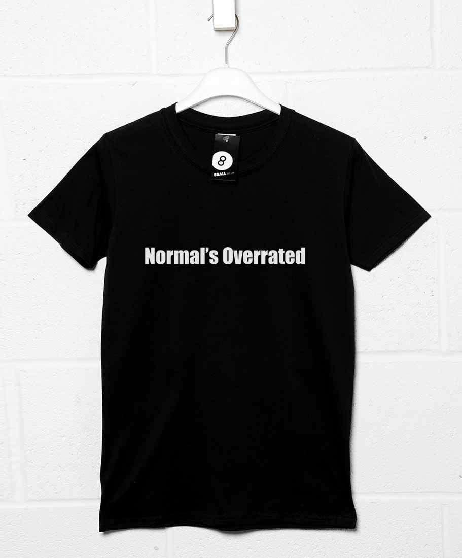 Normal's Overrated Mens T-Shirt 8Ball