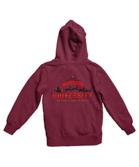 Thumbnail for North Pole University Colour Back Printed Christmas Graphic Hoodie 8Ball