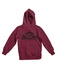 Thumbnail for North Pole University Mono-Colour Back Printed Christmas Hoodie For Men and Women 8Ball