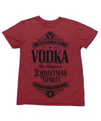 Thumbnail for North Pole Vodka Mono Christmas Unisex Unisex T-Shirt 8Ball