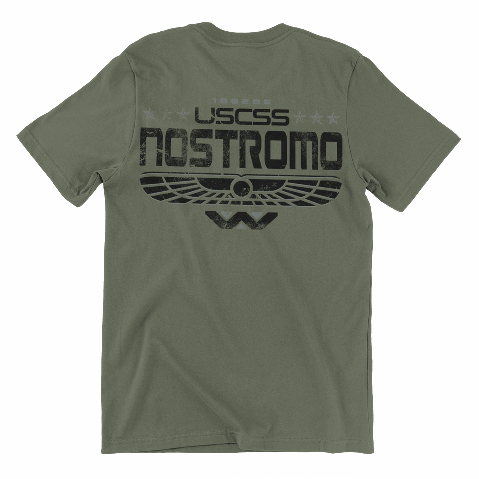 Nostromo Crew T-Shirt Inspired By Alien 8Ball