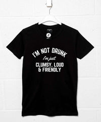Thumbnail for Not Drunk Just Friendly Mens T-Shirt 8Ball
