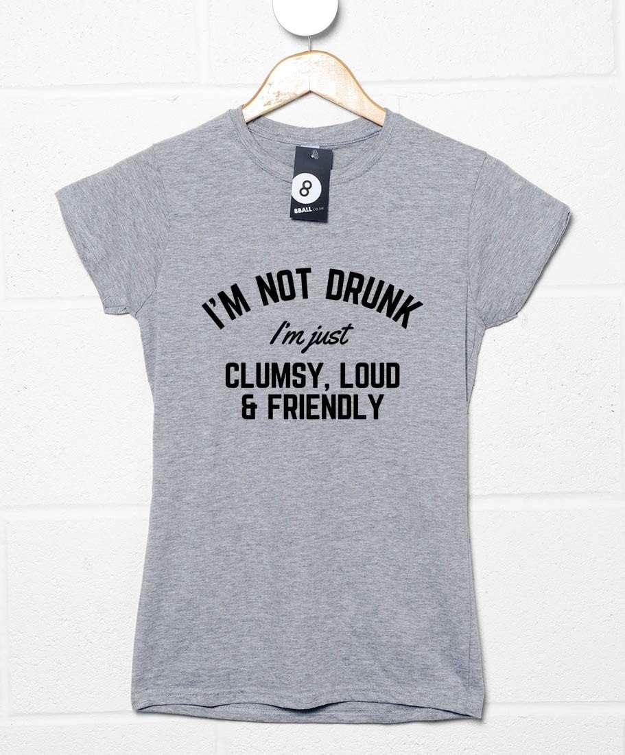 Not Drunk Just Friendly T-Shirt for Women 8Ball