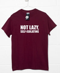 Thumbnail for Not Lazy Self-Isolating Video Conference Mens T-Shirt 8Ball