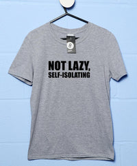 Thumbnail for Not Lazy Self-Isolating Video Conference Mens T-Shirt 8Ball