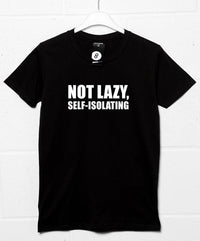 Thumbnail for Not Lazy Self-Isolating Video Conference Mens T-Shirt 8Ball