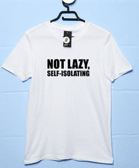 Thumbnail for Not Lazy Self-Isolating Video Conference Mens T-Shirt 8Ball