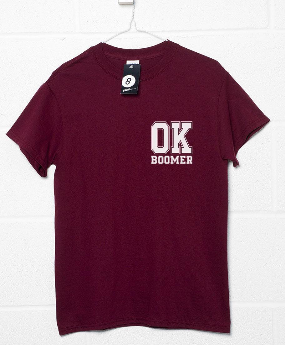 OK Boomer Pocket Print Unisex T-Shirt 8Ball