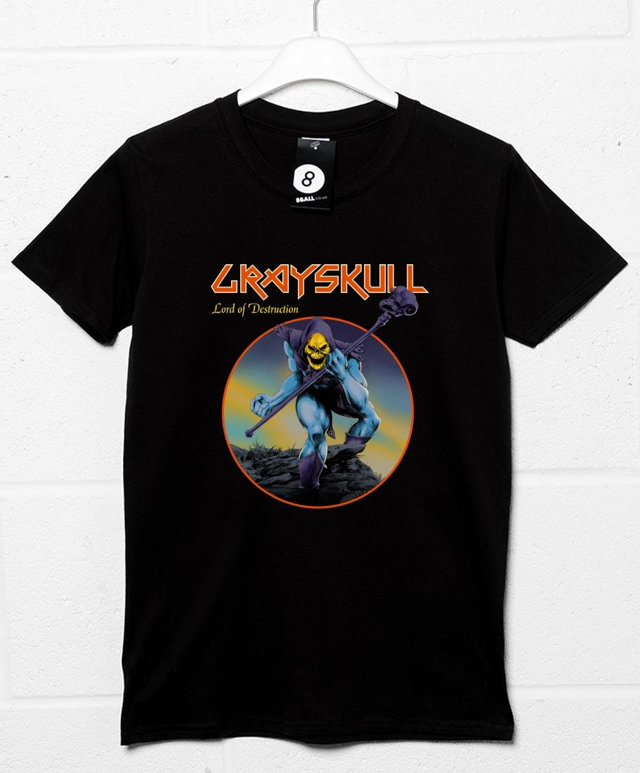 Official Mathiole Skeletor Rocks Mens Graphic T-Shirt 8Ball