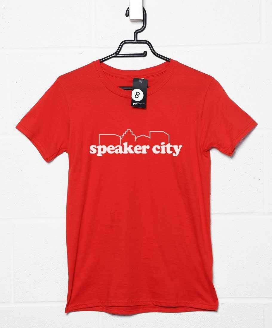 Old School Speaker City Unisex T-Shirt 8Ball