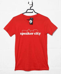 Thumbnail for Old School Speaker City Unisex T-Shirt 8Ball
