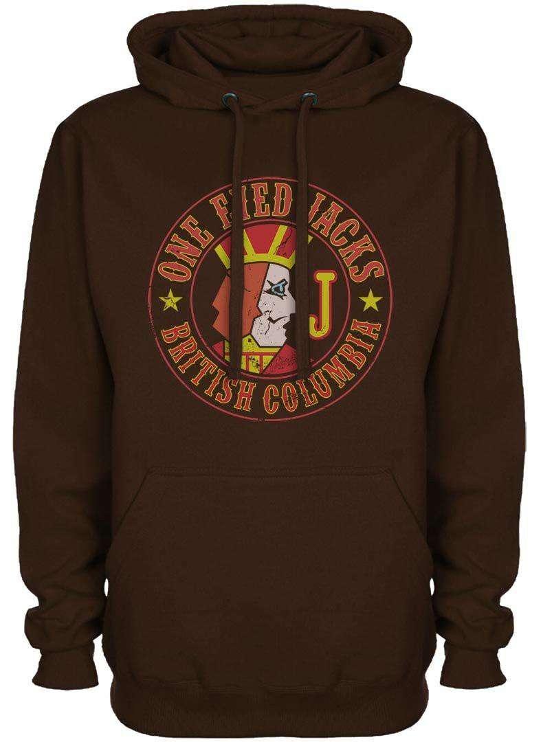 One Eyed Jacks Circular Logo Hoodie For Men and Women 8Ball