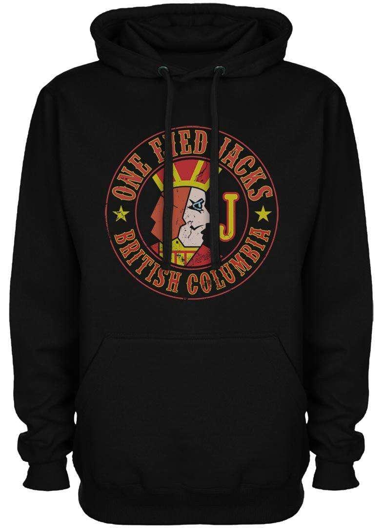 One Eyed Jacks Circular Logo Hoodie For Men and Women 8Ball