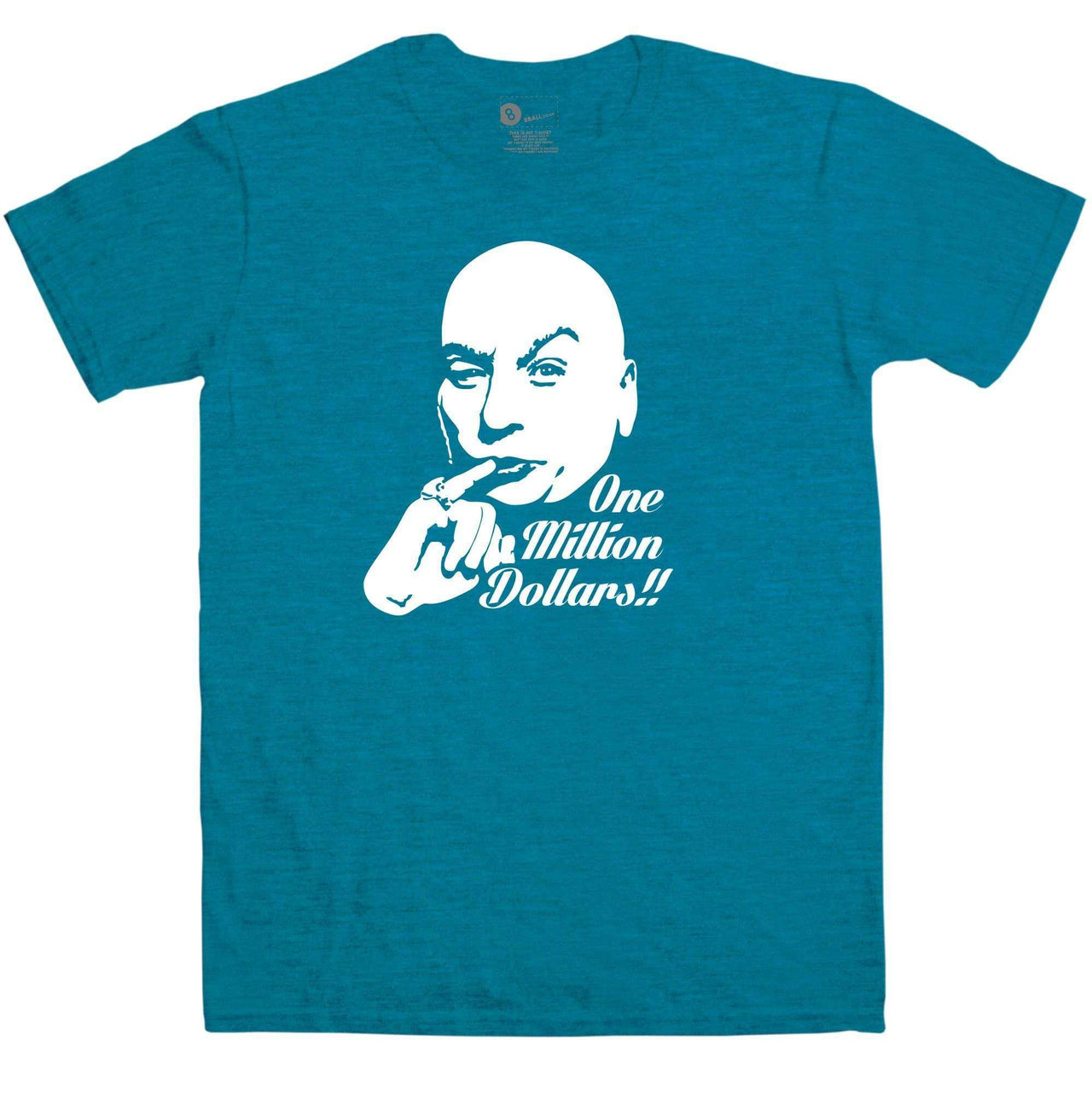One Million Dollars T-Shirt For Men, Inspired By Austim Powers 8Ball