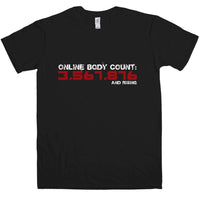 Thumbnail for Online Body Count Mens T-Shirt 8Ball