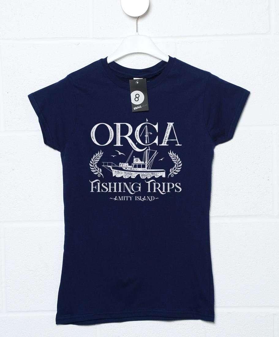 Orca Fishing Trips T-Shirt for Women 8Ball