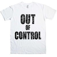 Thumbnail for Out Of Control Graphic T-Shirt For Men As Worn By Joe Strummer 8Ball