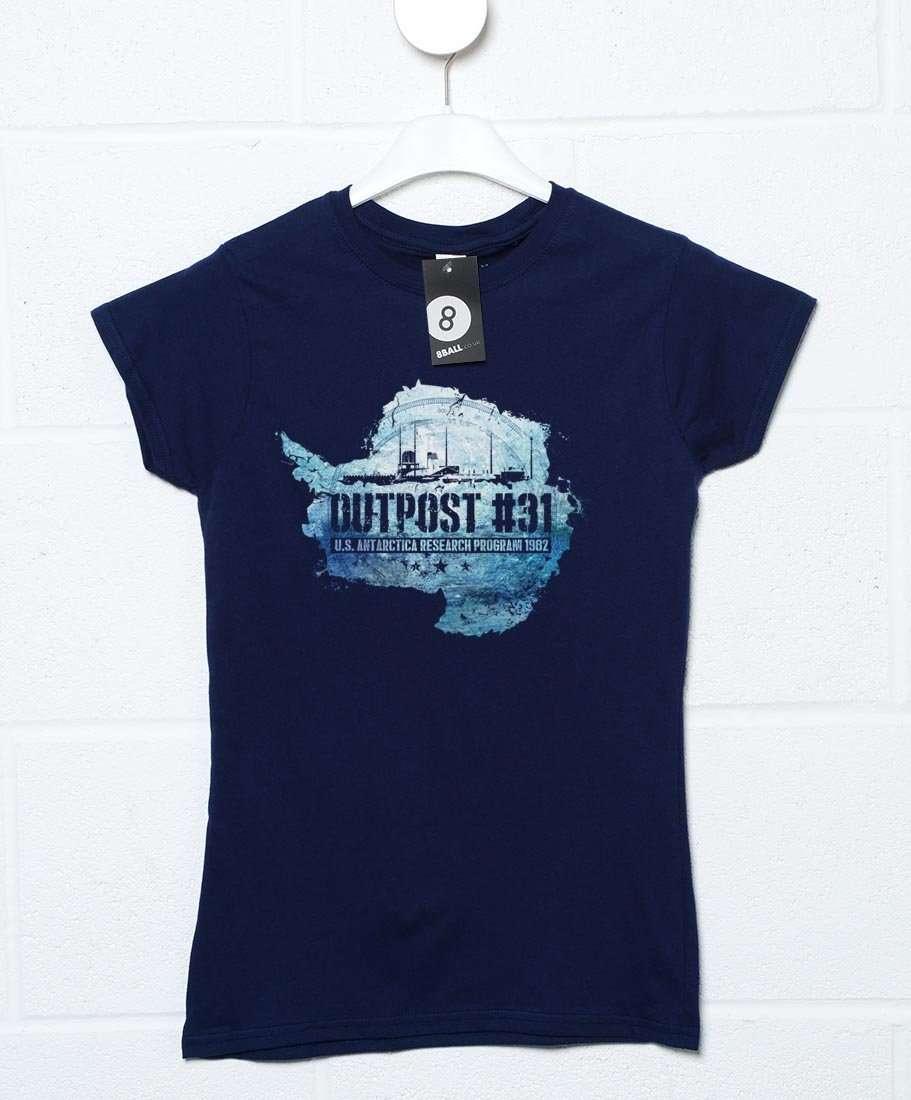 Outpost 31 Fitted Womens T-Shirt 8Ball