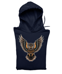 Thumbnail for Owl Tattoo Design Adult Front Printed Graphic Hoodie 8Ball