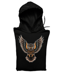 Thumbnail for Owl Tattoo Design Adult Front Printed Graphic Hoodie 8Ball