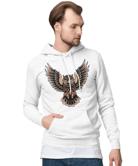 Thumbnail for Owl Tattoo Design Adult Front Printed Graphic Hoodie 8Ball