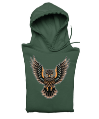 Thumbnail for Owl Tattoo Design Adult Front Printed Graphic Hoodie 8Ball