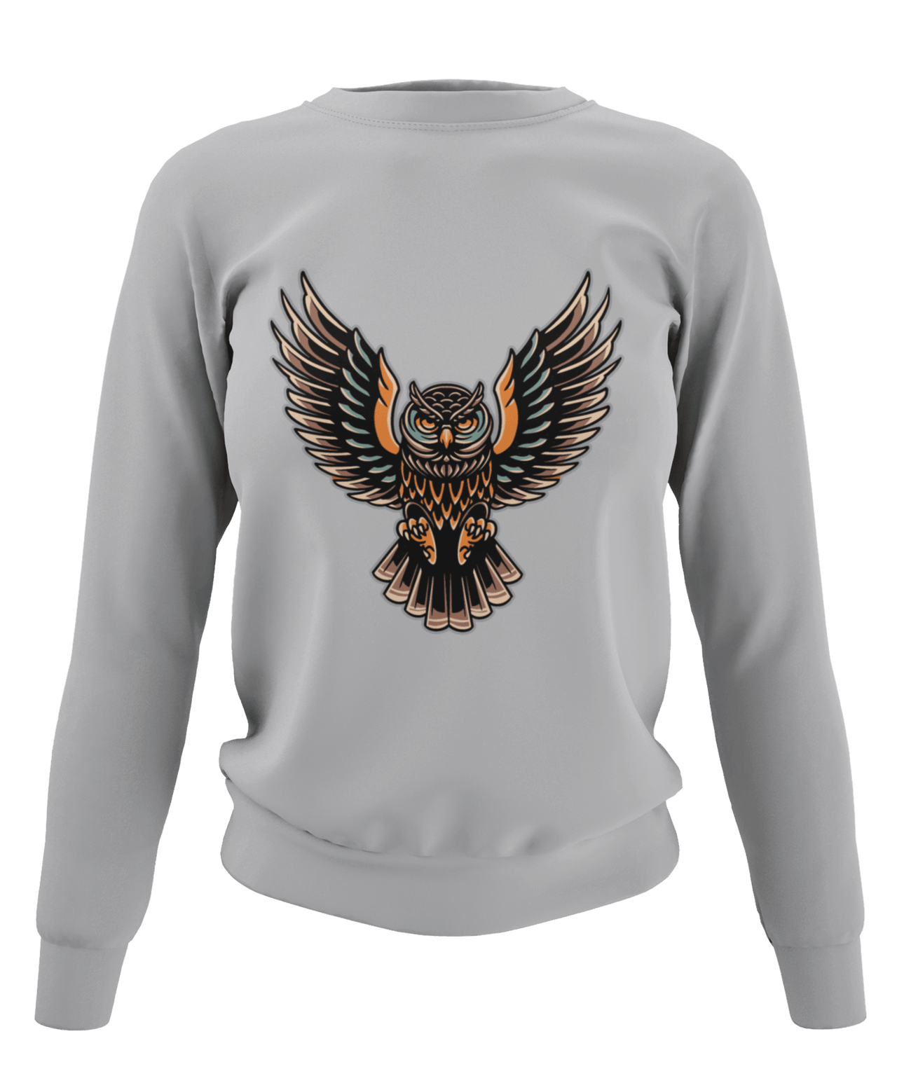 Owl Tattoo Design Adult Unisex Sweatshirt 8Ball