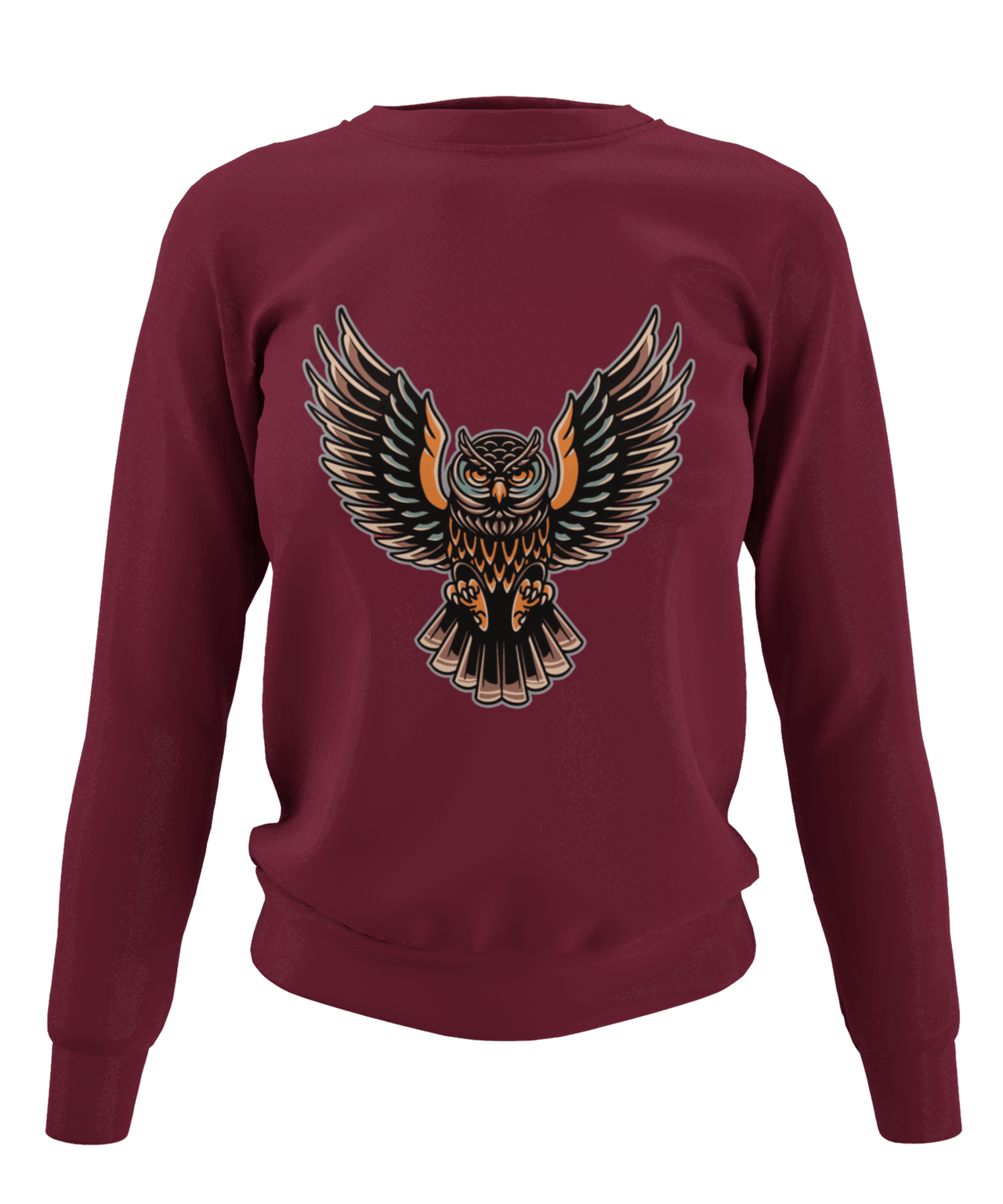 Owl Tattoo Design Adult Unisex Sweatshirt 8Ball