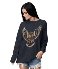 Thumbnail for Owl Tattoo Design Adult Unisex Sweatshirt 8Ball
