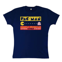 Thumbnail for Pac Man County Champion 82 Fitted Womens T-Shirt 8Ball
