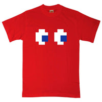 Thumbnail for Pac Man Ghost Eyes Mens Graphic T-Shirt 8Ball