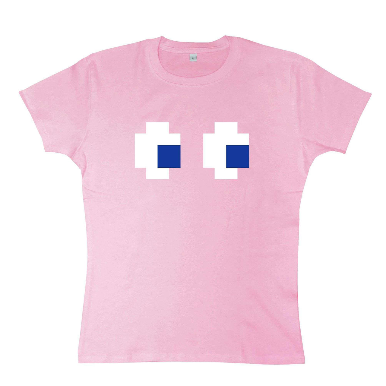Pac Man Ghost Eyes Womens Style T-Shirt 8Ball