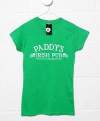 Thumbnail for Paddy's Irish Pub T-Shirt for Women 8Ball