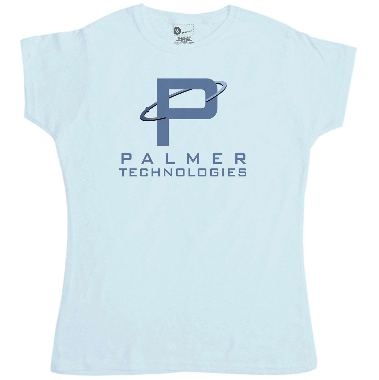 Palmer Technologies Fitted Womens T-Shirt 8Ball