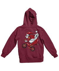 Thumbnail for Panda Santa Back Printed Christmas Unisex Hoodie 8Ball