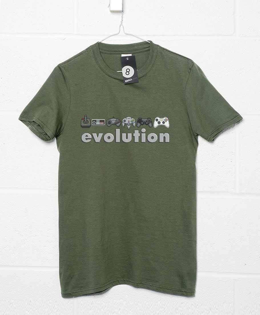 Pixel Pads Evolution Mens Graphic T-Shirt 8Ball