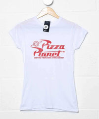 Thumbnail for Pizza Planet Fitted Womens T-Shirt 8Ball