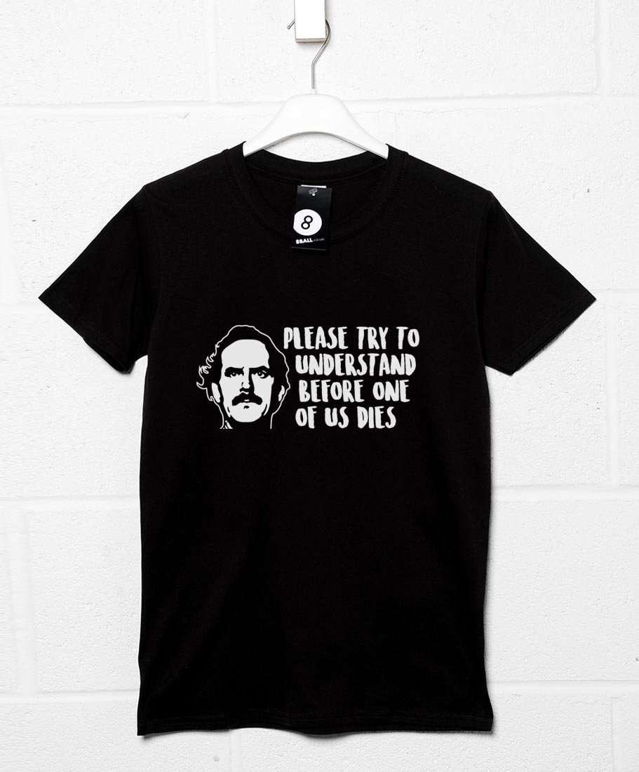 Please Try To Understand Mens T-Shirt 8Ball