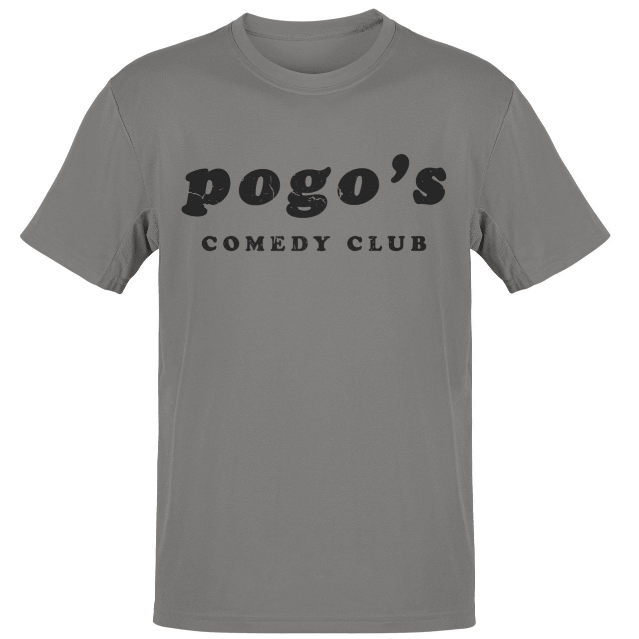 Pogo's Comedy Club Mens T-Shirt 8Ball