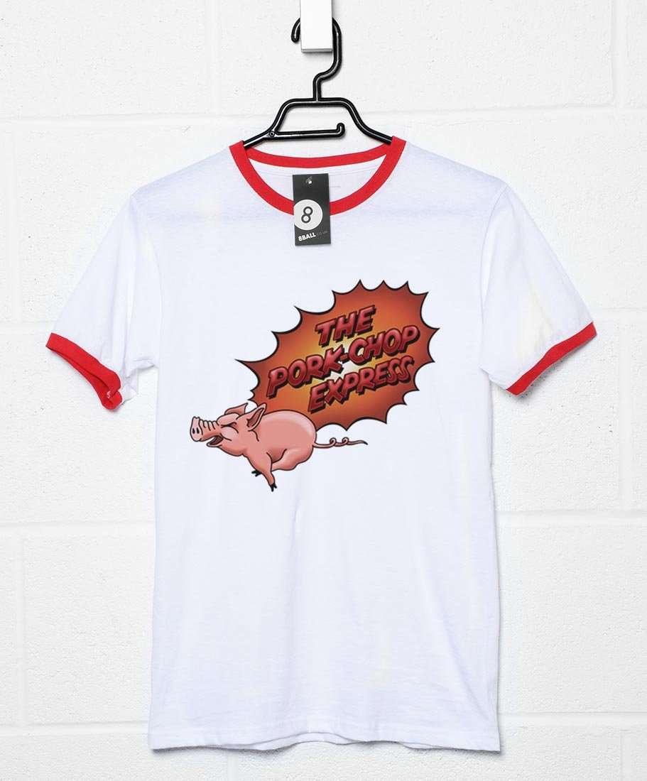 Pork Chop Express Ringer T-Shirt For Men 8Ball