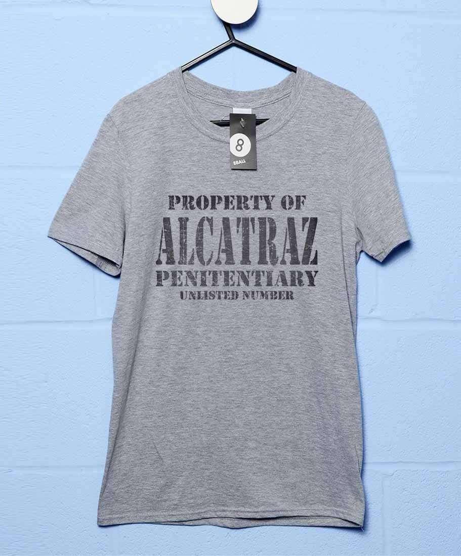 Property Of Alcatraz Penitentiary Mens T-Shirt 8Ball