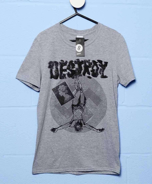 Punk Destroy BnW T-Shirt As Worn By The Sex Pistols | 8Ball
