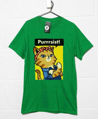 Thumbnail for Purrrsist Ladies Fitted Unisex T-Shirt 8Ball