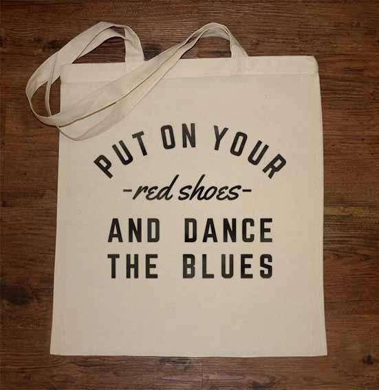 Put On Your Red Shoes Tote Bag 8Ball
