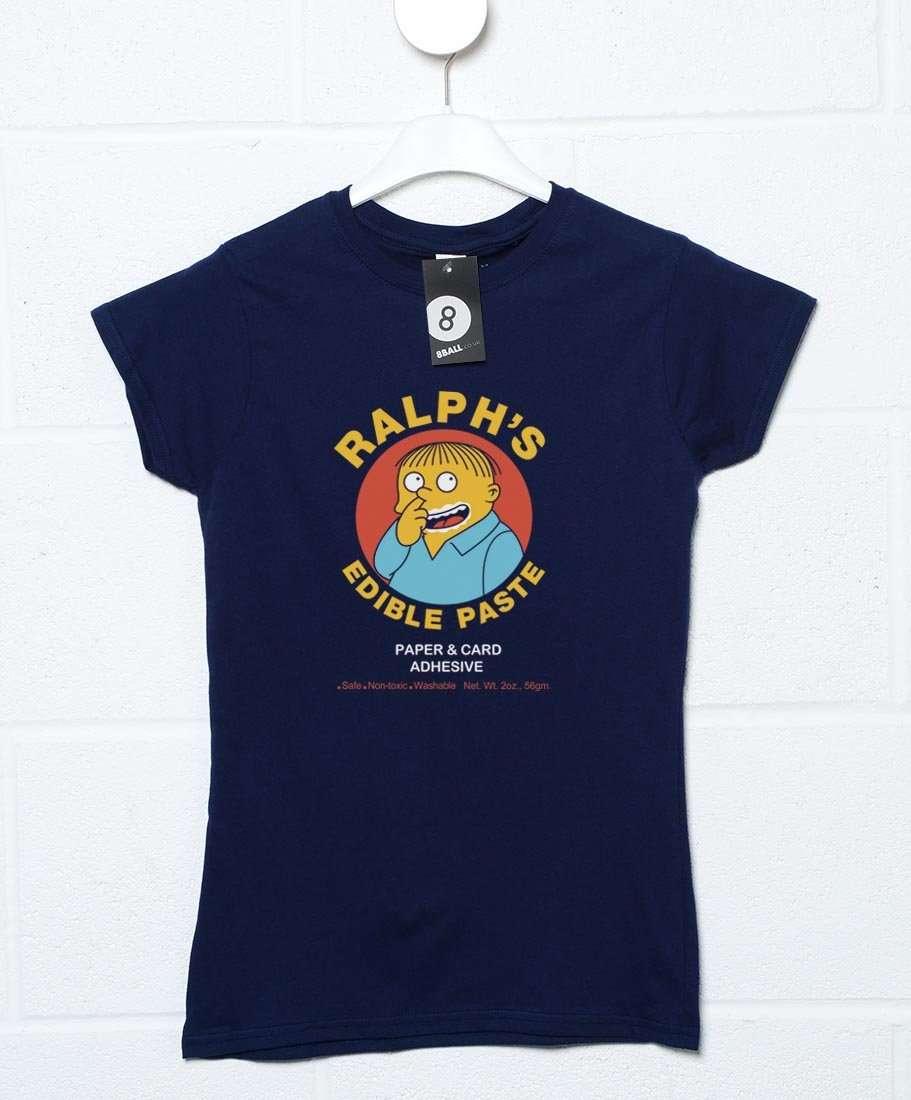 Ralph's Edible Paste Fitted Womens T-Shirt 8Ball