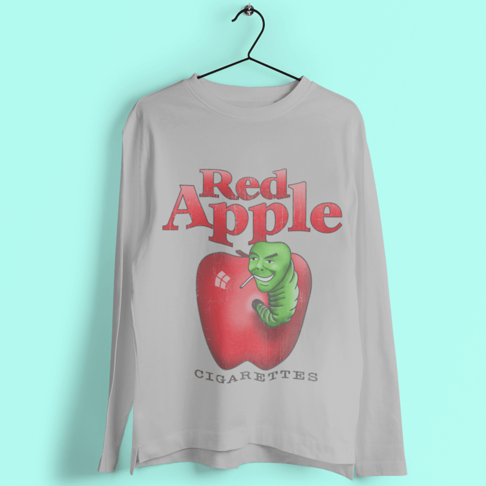 Red Apple Cigarettes Long Sleeve T-shirt Gold / Extra Large