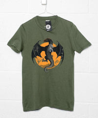 Thumbnail for Riding The Dragon Mens T-Shirt 8Ball